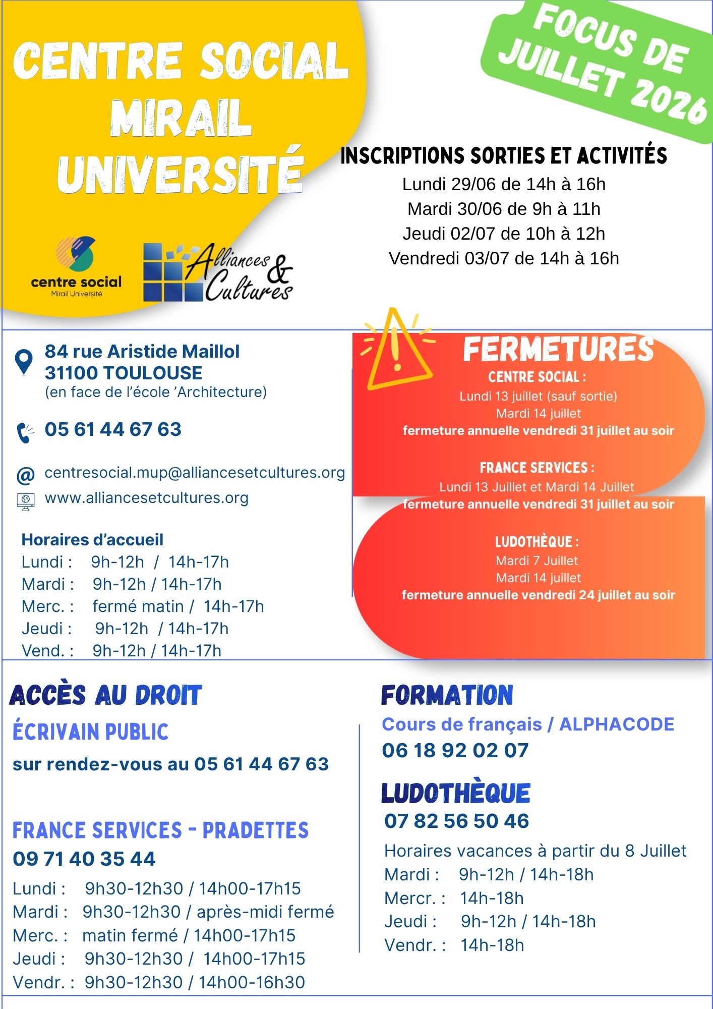 programme juillet 26 p1