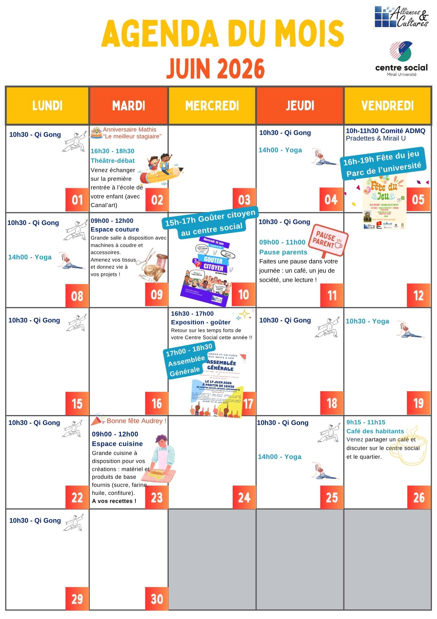 Mirail programme JUIN 2026 2
