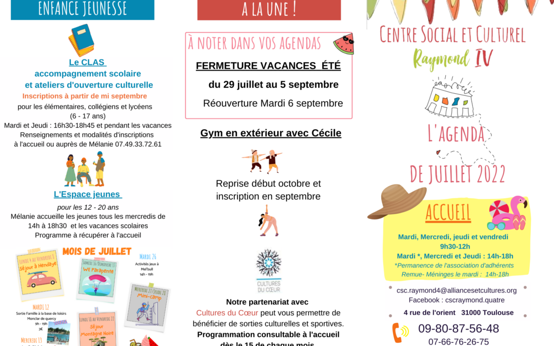 Activités Juillet(6)