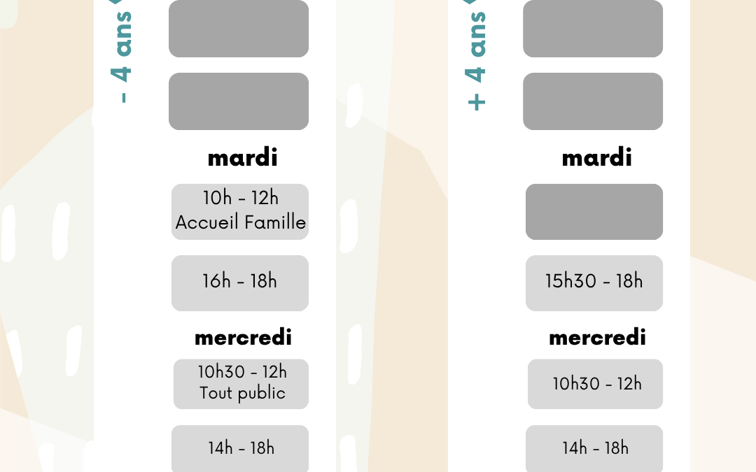 LUDO Nord – NVX HORAIRES