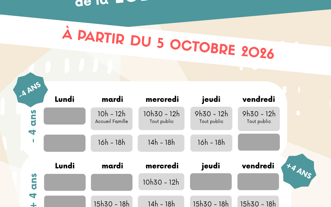 LUDO Nord – publication insta NVX HORAIRES