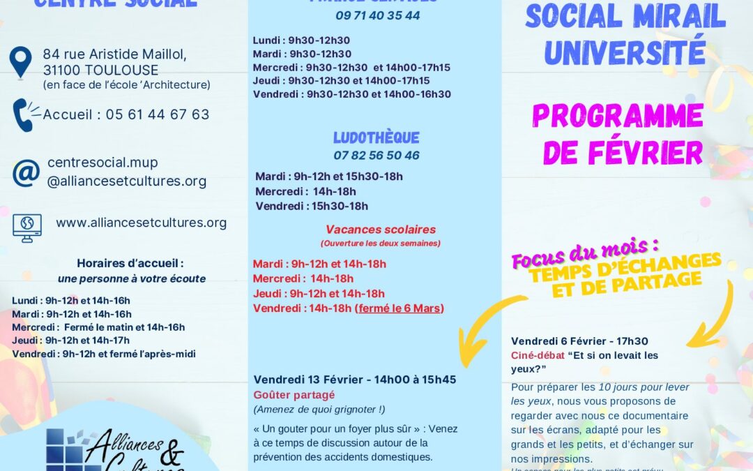 Programme Février 2026