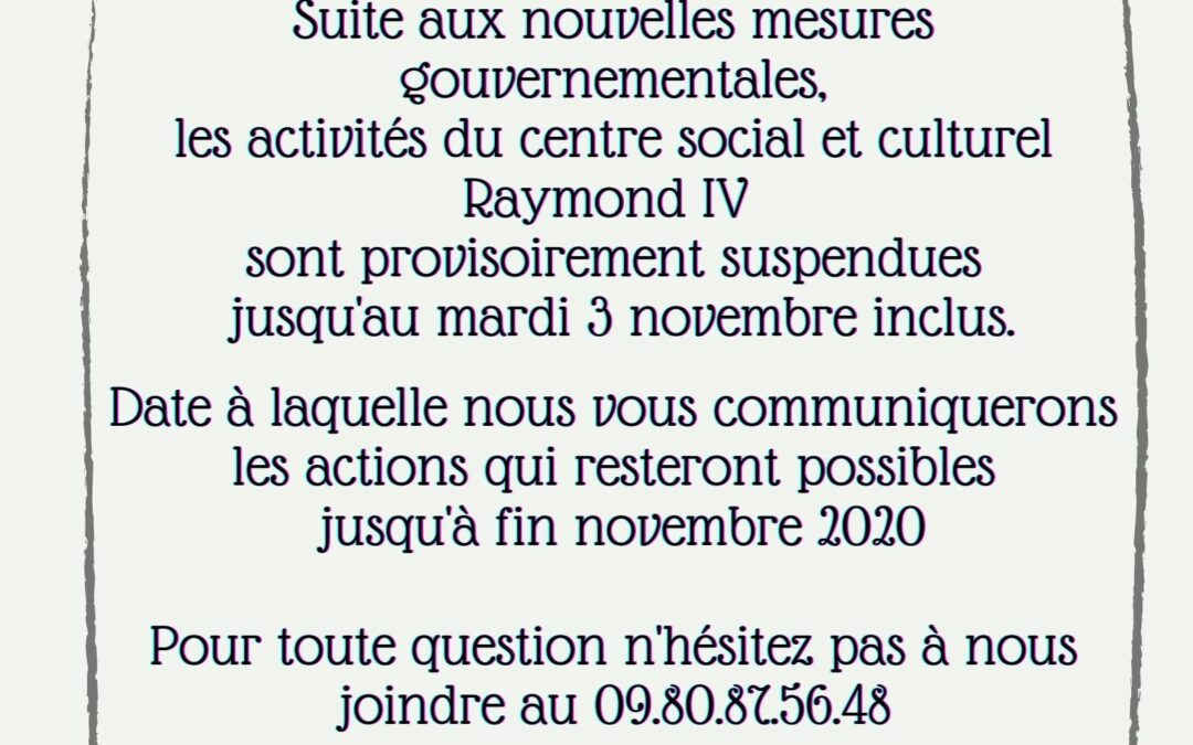 affiche fermeture