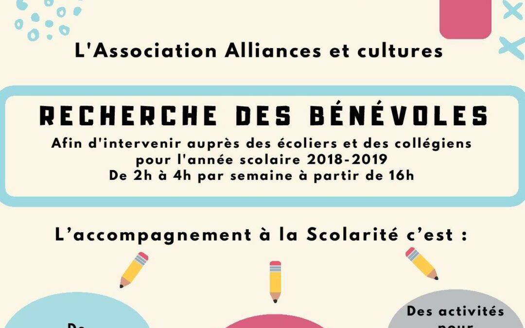 affiche recrutement bénévoles site internet