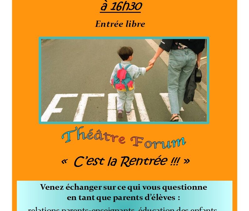 Théâtre forum le 16 Octobre