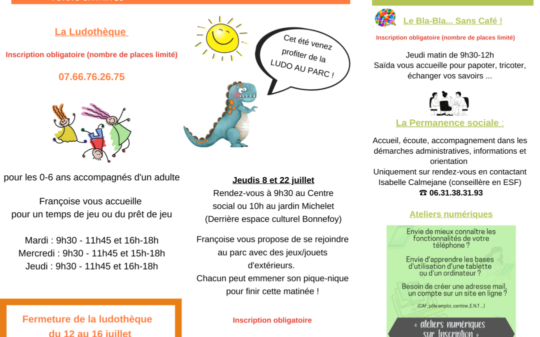 agenda juillet 1