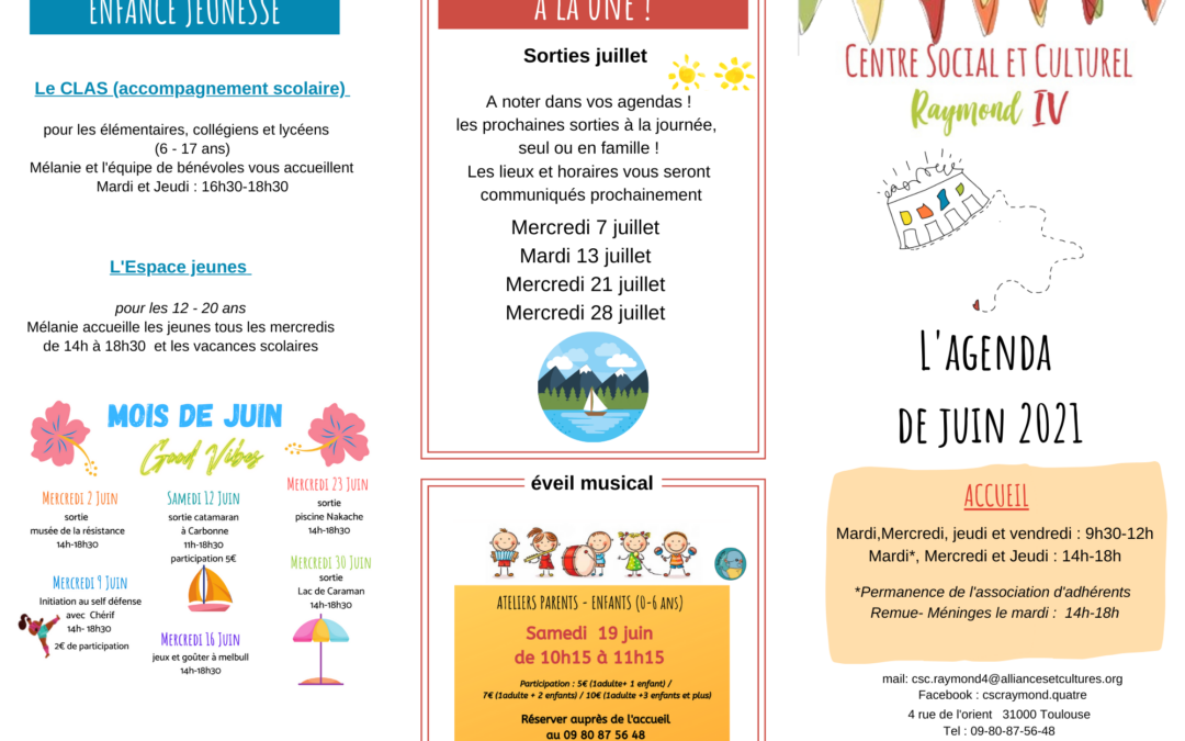 agenda juin 2