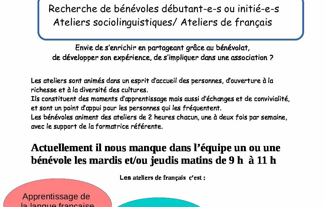 recherche bénévoles alpha 2019