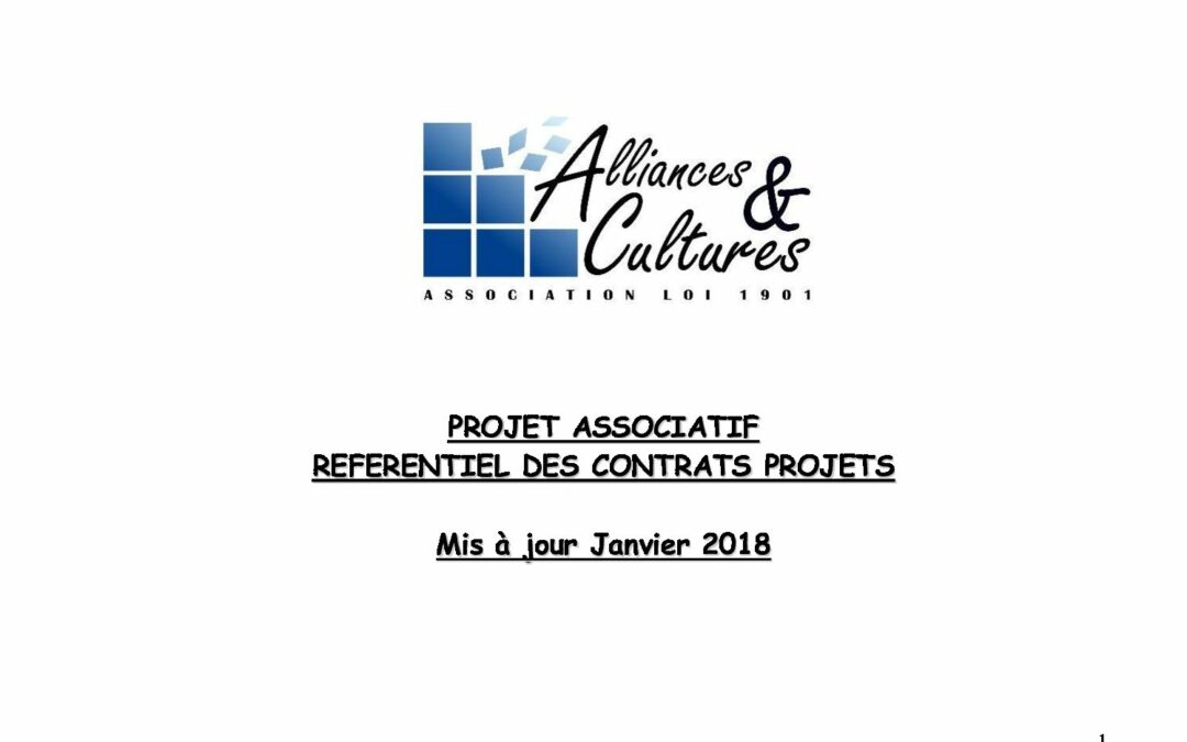 referentiel associatif Alliances et Cultures réactualisé 2018 RF